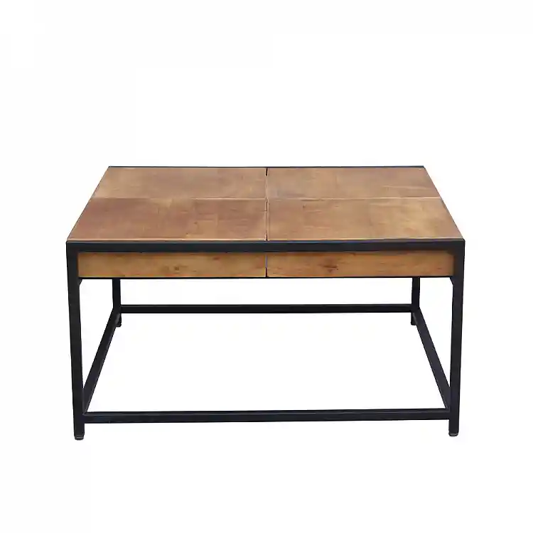 LIBERTA COMBO COFFEE TABLE ΚΑΡΥΔΙ ΜΑΥΡΟ 84x80x42cm