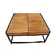 LIBERTA COMBO COFFEE TABLE ΚΑΡΥΔΙ ΜΑΥΡΟ 84x80x42cm