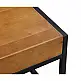 LIBERTA COMBO COFFEE TABLE ΚΑΡΥΔΙ ΜΑΥΡΟ 84x80x42cm
