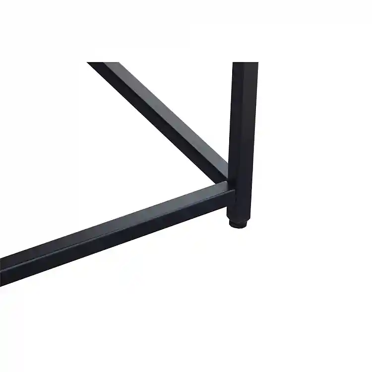 LIBERTA COMBO COFFEE TABLE ΚΑΡΥΔΙ ΜΑΥΡΟ 84x80x42cm