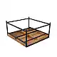 LIBERTA COMBO COFFEE TABLE ΚΑΡΥΔΙ ΜΑΥΡΟ 84x80x42cm