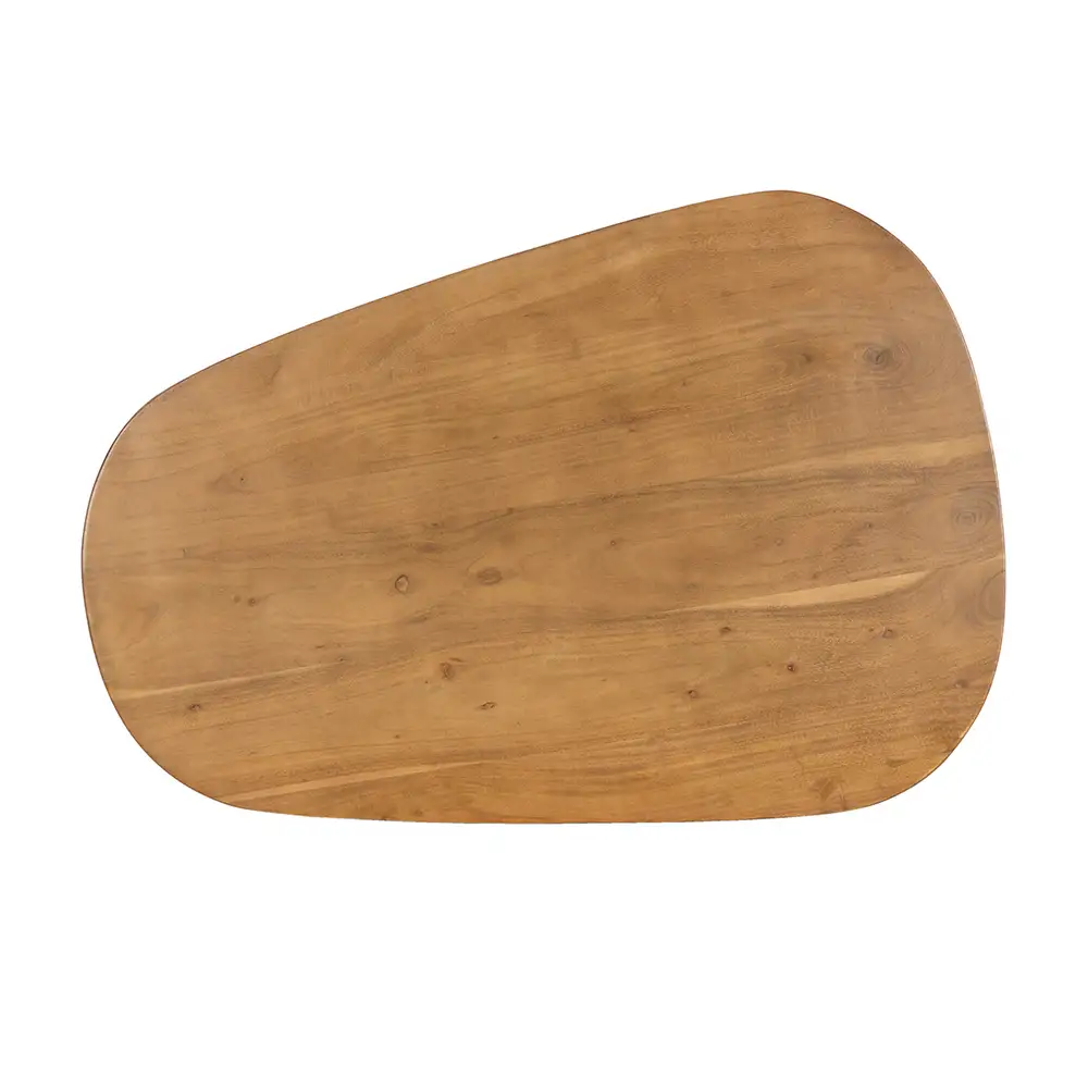 LIBERTA LEVEL COFFEE TABLE ΚΑΡΥΔΙ ΜΑΥΡΟ 95x65x48cm