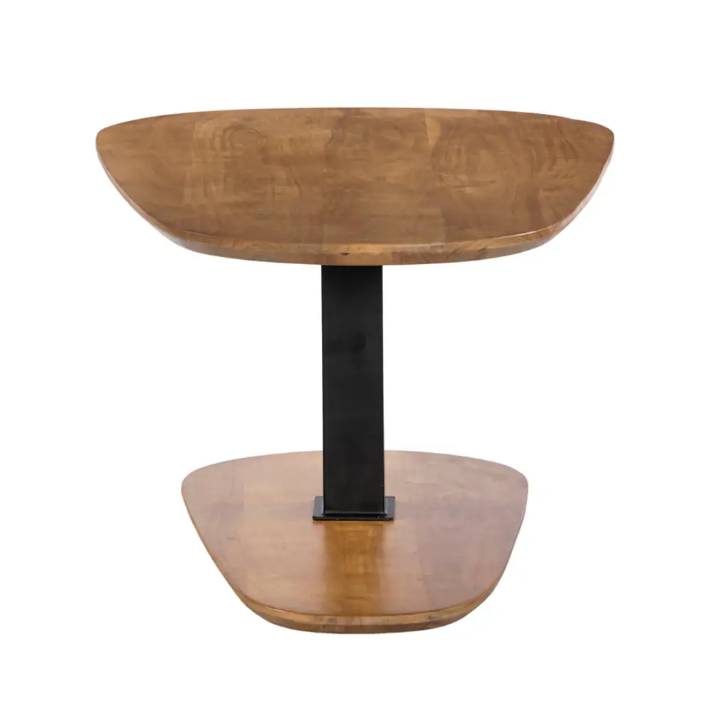 LIBERTA LEVEL COFFEE TABLE ΚΑΡΥΔΙ ΜΑΥΡΟ 95x65x48cm