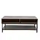 LIBERTA ZUMA COFFEE TABLE 2ΣΥΡΤΑΡΙΑ 3ΡΑΦΙΑ ΚΑΡΥΔΙ ΜΑΥΡΟ 111.5x60x44cm