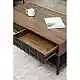 LIBERTA ZUMA COFFEE TABLE 2ΣΥΡΤΑΡΙΑ 3ΡΑΦΙΑ ΚΑΡΥΔΙ ΜΑΥΡΟ 111.5x60x44cm