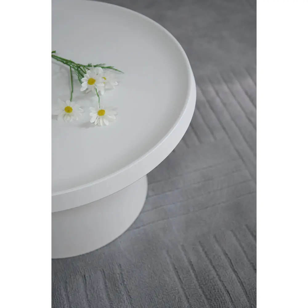 LIBERTA AMAR COFFEE TABLE SET 2ΤΕΜ ΛΕΥΚΟ 70x70x40