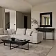 LIBERTA CHEOPS COFFEE TABLE ΜΑΥΡΟ 120x60x42cm