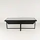 LIBERTA CHEOPS COFFEE TABLE ΜΑΥΡΟ 120x60x42cm