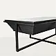 LIBERTA CHEOPS COFFEE TABLE ΜΑΥΡΟ 120x60x42cm