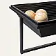 LIBERTA CHEOPS COFFEE TABLE ΜΑΥΡΟ 120x60x42cm