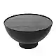 LIBERTA ARCHES COFFEE TABLE ΜΑΥΡΟ 70x70x40cm
