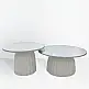 LIBERTA TOLEDO COFFEE TABLE ΛΕΥΚΟ ΜΕ PATTERN 60x60x38cm