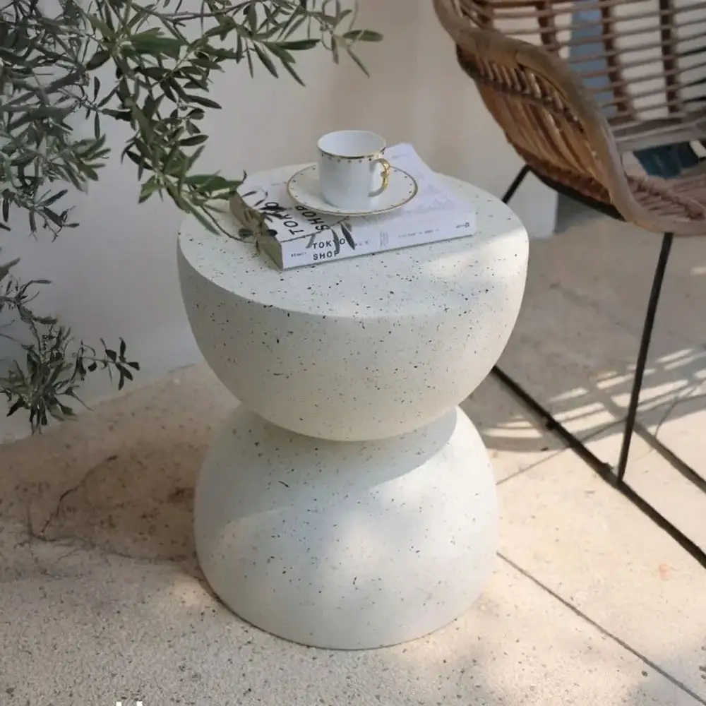 LIBERTA PIONI 1 SIDE TABLE TERRAZZO 40x40x46