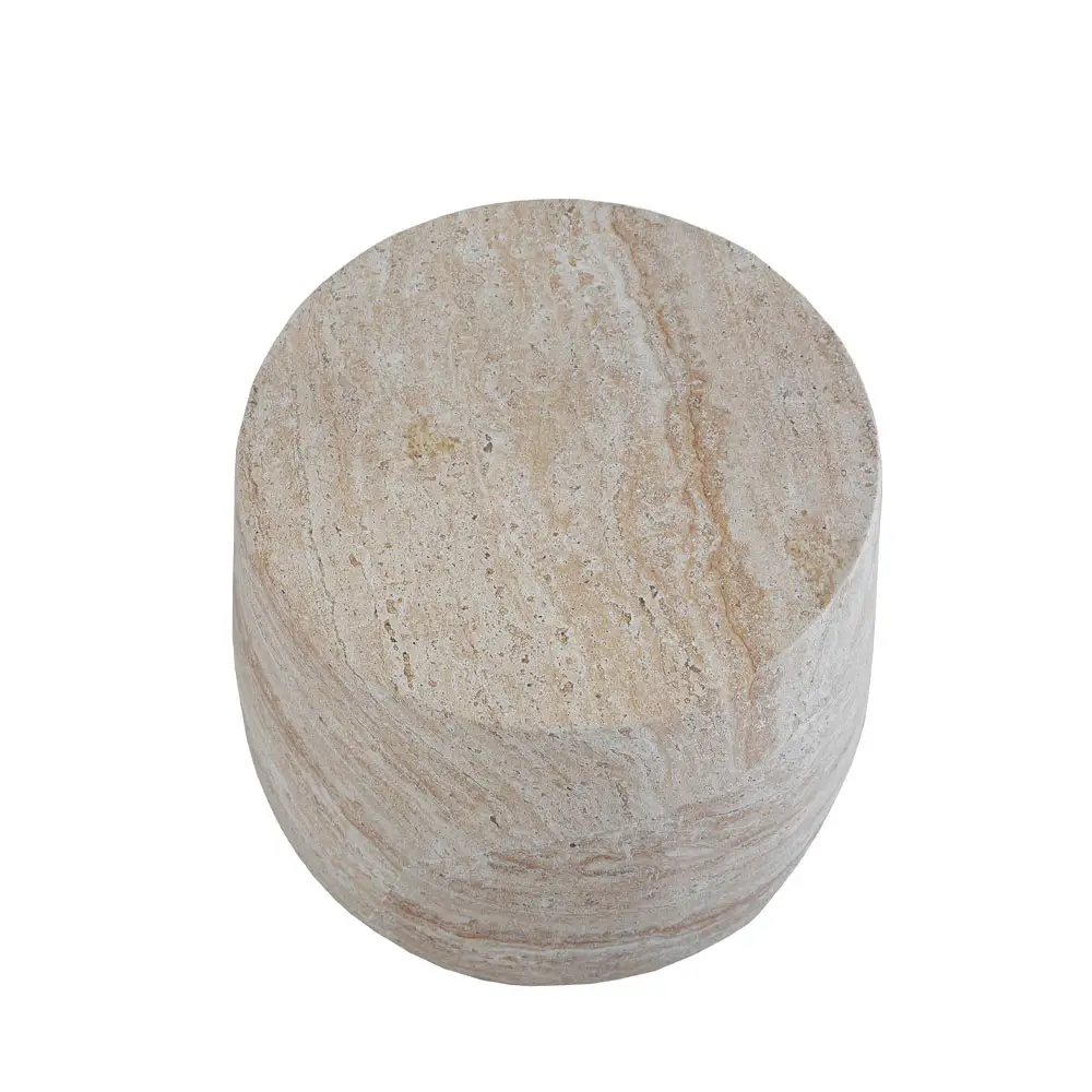 LIBERTA LITHOS SIDE TABLE BEIGE 49x49x41.5