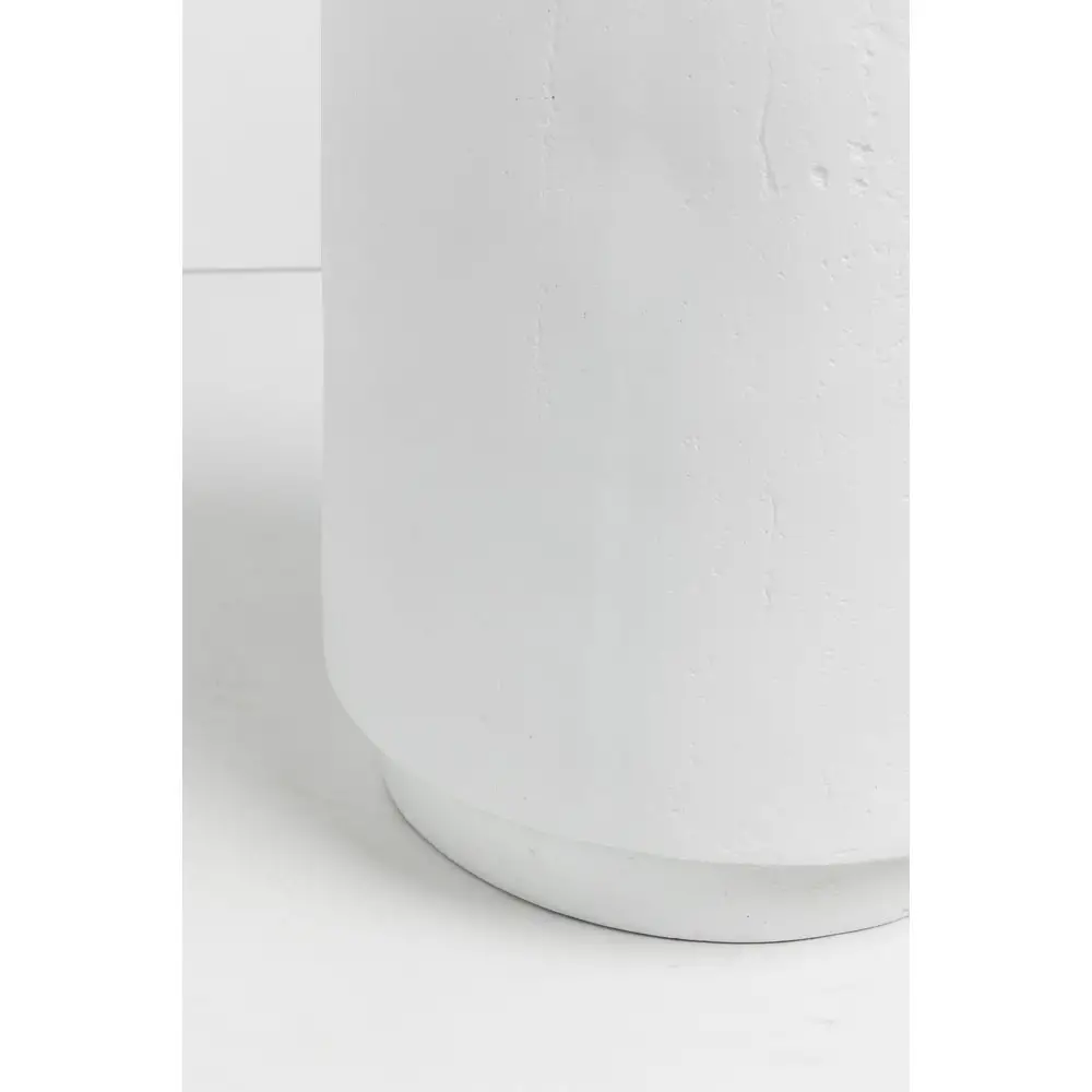 LIBERTA LITHOS ROUND SIDE TABLE ΛΕΥΚΟ 35.5x35.5x45cm