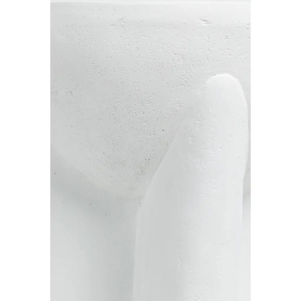 LIBERTA LITHOS HANDLE SIDE TABLE ΛΕΥΚΟ 36.5x36.5x46.5cm