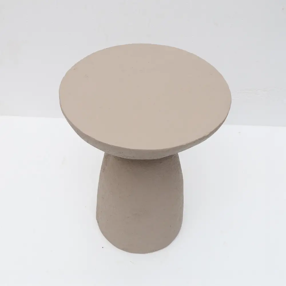 LIBERTA MOCCA SIDE TABLE ΛΕΥΚΟ 40.5x40.5x51cm