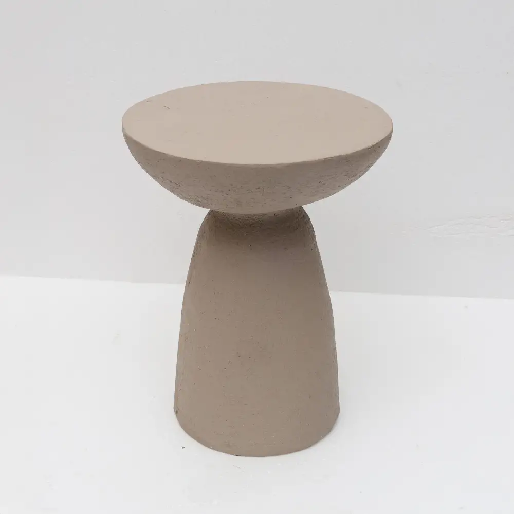 LIBERTA MOCCA SIDE TABLE ΛΕΥΚΟ 40.5x40.5x51cm