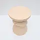 LIBERTA LATTE SIDE TABLE BEIGE 40.5x40.5x51cm
