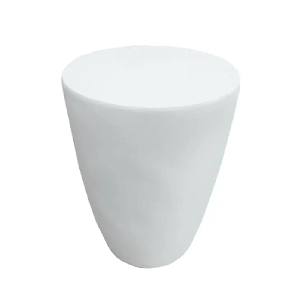 LIBERTA LITHOS CONIC SIDE TABLE ΛΕΥΚΟ 36x36x46.5cm