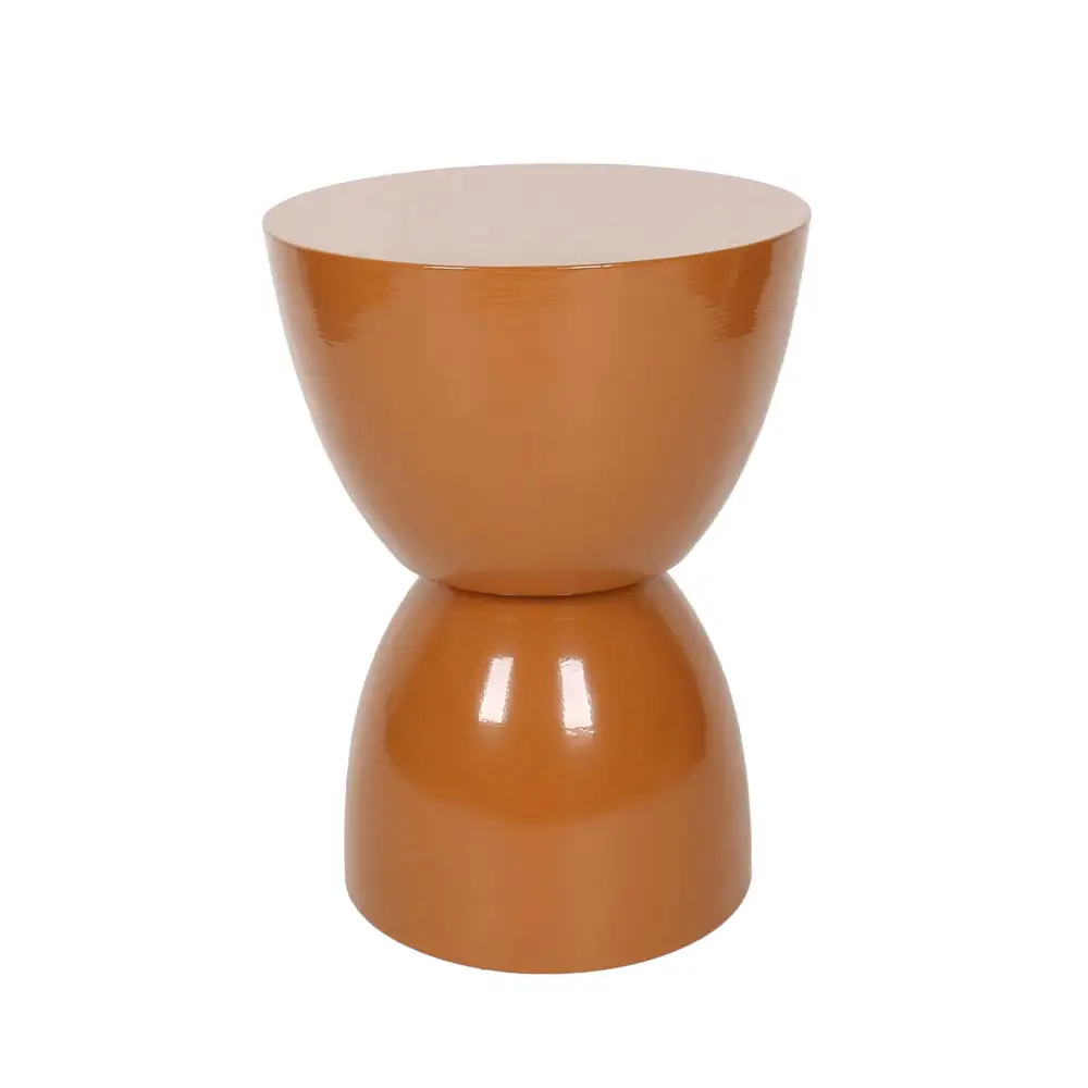 LIBERTA NIVA SIDE TABLE ΚΑΦΕ ΑΝΟΙΧΤΟ 36x36x48.5cm