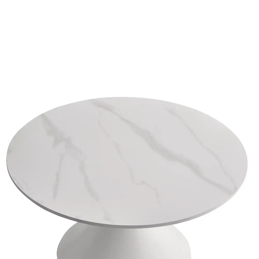 LIBERTA ICE COFFEE TABLE SET 2ΤΕΜ ΑΣΠΡΟ ΑΣΠΡΟ 70x70x40cm