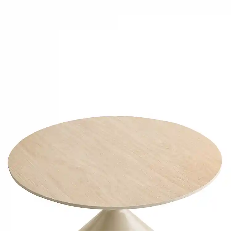 LIBERTA KNOT COFFEE TABLE SET 2ΤΕΜ CREAM CREAM 70x70x40cm
