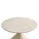LIBERTA PIETRA COFFEE TABLE SET 2ΤΕΜ CREAM CREAM 70x70x40cm