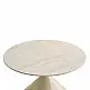 LIBERTA PIETRA COFFEE TABLE SET 2ΤΕΜ CREAM CREAM 70x70x40cm