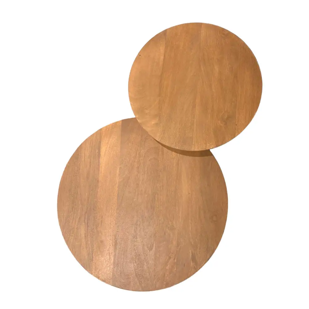 LIBERTA VERTEX COFFEE TABLE ΦΥΣΙΚΟ 50x50x55cm