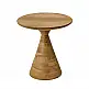 LIBERTA VERTEX COFFEE TABLE ΦΥΣΙΚΟ 50x50x55cm