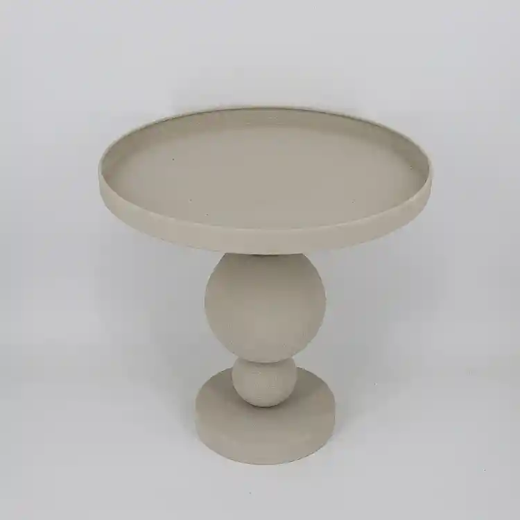 LIBERTA SFERA SIDE TABLE ΜΠΕΖ 45x45x45cm