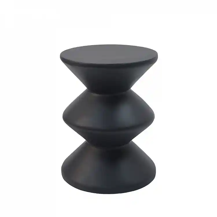 LIBERTA CONTOUR SIDE TABLE ΜΑΥΡΟ 35x35x47cm