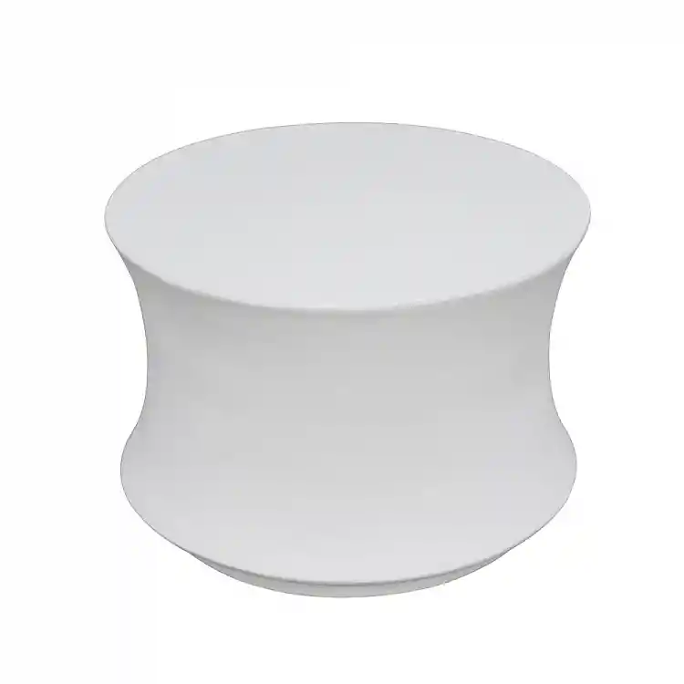 LIBERTA ARC COFFEE TABLE ΛΕΥΚΟ 60x60x41cm