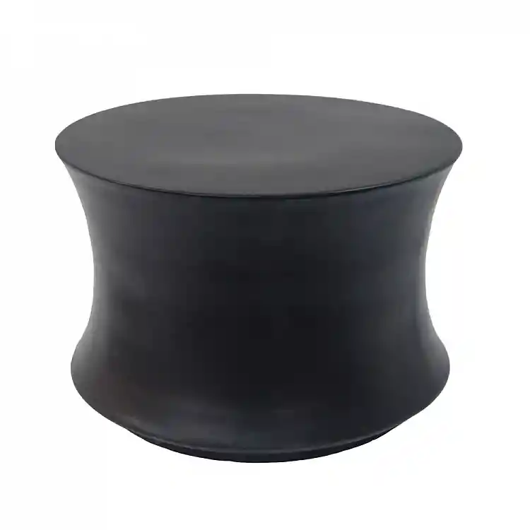 LIBERTA ARC COFFEE TABLE ΜΑΥΡΟ 60x60x41cm