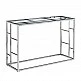 LIBERTA BELLAGIO ΚΟΝΣΟΛΑ ΑΣΗΜΙ 120x40x78 LIBERTA BELLAGIO ΚΟΝΣΟΛΑ ΑΣΗΜΙ 120x40x78