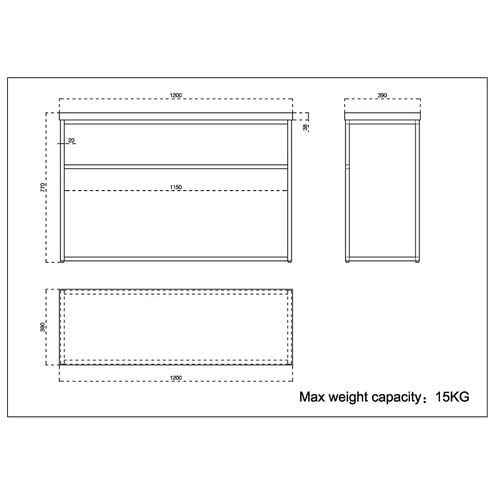 LIBERTA ALE ΚΟΝΣΟΛΑ SONOMA ΜΑΥΡΟ 120x39x77