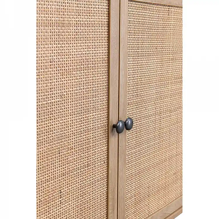 LIBERTA AMMOS ΜΠΟΥΦΕΣ 3ΣΥΡΤΑΡΙΑ ΦΥΣΙΚΟ ΜΕ RATTAN 150x39x79cm