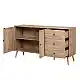 LIBERTA AMMOS ΜΠΟΥΦΕΣ 3ΣΥΡΤΑΡΙΑ ΦΥΣΙΚΟ ΜΕ RATTAN 150x39x79cm