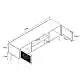LIBERTA AMMOS TV STAND 2ΠΟΡΤΕΣ ΦΥΣΙΚΟ ΜΕ RATTAN 150x39x49cm