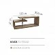 LIBERTA KIVOS TV STAND SONOMA 120x39.5x47 LIBERTA KIVOS TV STAND SONOMA 120x39.5x47