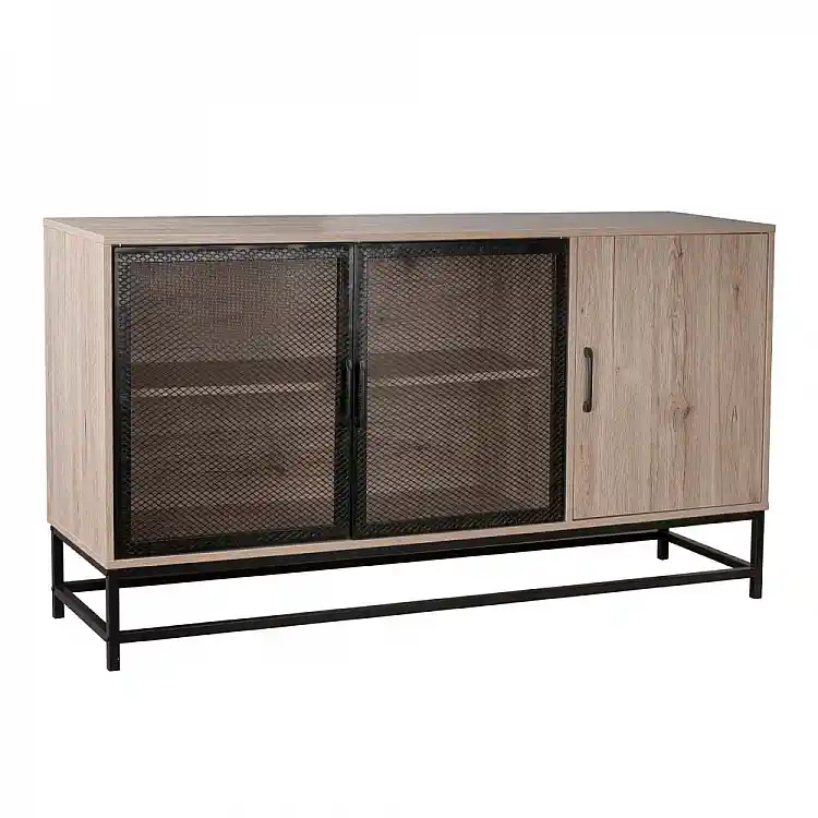 LIBERTA PLEGMA ΜΠΟΥΦΕΣ SONOMA ΜΑΥΡΟ 150x40x82cm