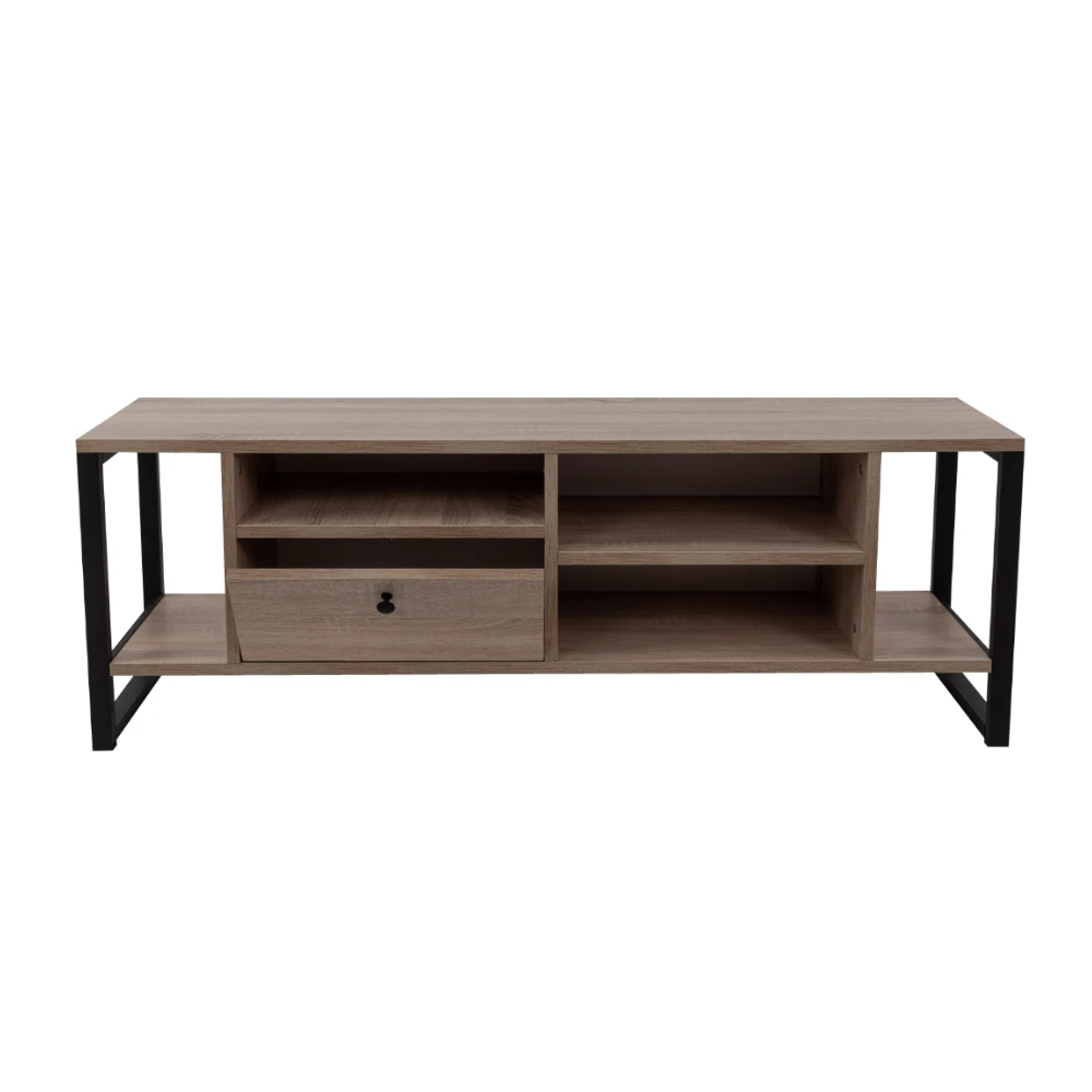 LIBERTA SPACE TV STAND 2ΡΑΦΙΑ 1ΣΥΡΤΑΡΙ SONOMA ΜΑΥΡΟ 120x35x45 LIBERTA SPACE TV STAND 2ΡΑΦΙΑ 1ΣΥΡΤΑΡΙ SONOMA ΜΑΥΡΟ 120x35x45