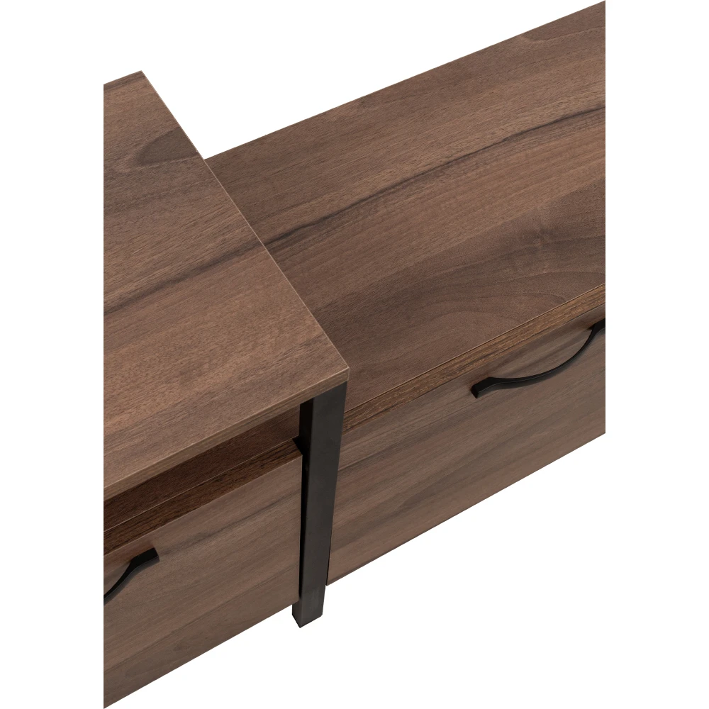 LIBERTA RAM TV STAND ΚΑΡΥΔΙ ΜΑΥΡΟ 180x35x55 LIBERTA RAM TV STAND ΚΑΡΥΔΙ ΜΑΥΡΟ 180x35x55