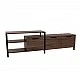 LIBERTA RAM TV STAND ΚΑΡΥΔΙ ΜΑΥΡΟ 180x35x55 LIBERTA RAM TV STAND ΚΑΡΥΔΙ ΜΑΥΡΟ 180x35x55