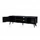 LIBERTA VIENNA TV STAND ΜΑΥΡΟ ΜΕ RATTAN 150x39x49 LIBERTA VIENNA TV STAND ΜΑΥΡΟ ΜΕ RATTAN 150x39x49