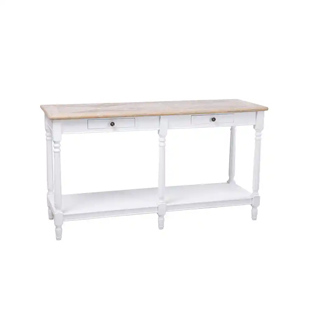LIBERTA HISTORY ΚΟΝΣΟΛΑ ΛΕΥΚΟ ΦΥΣΙΚΟ 143x48x79cm