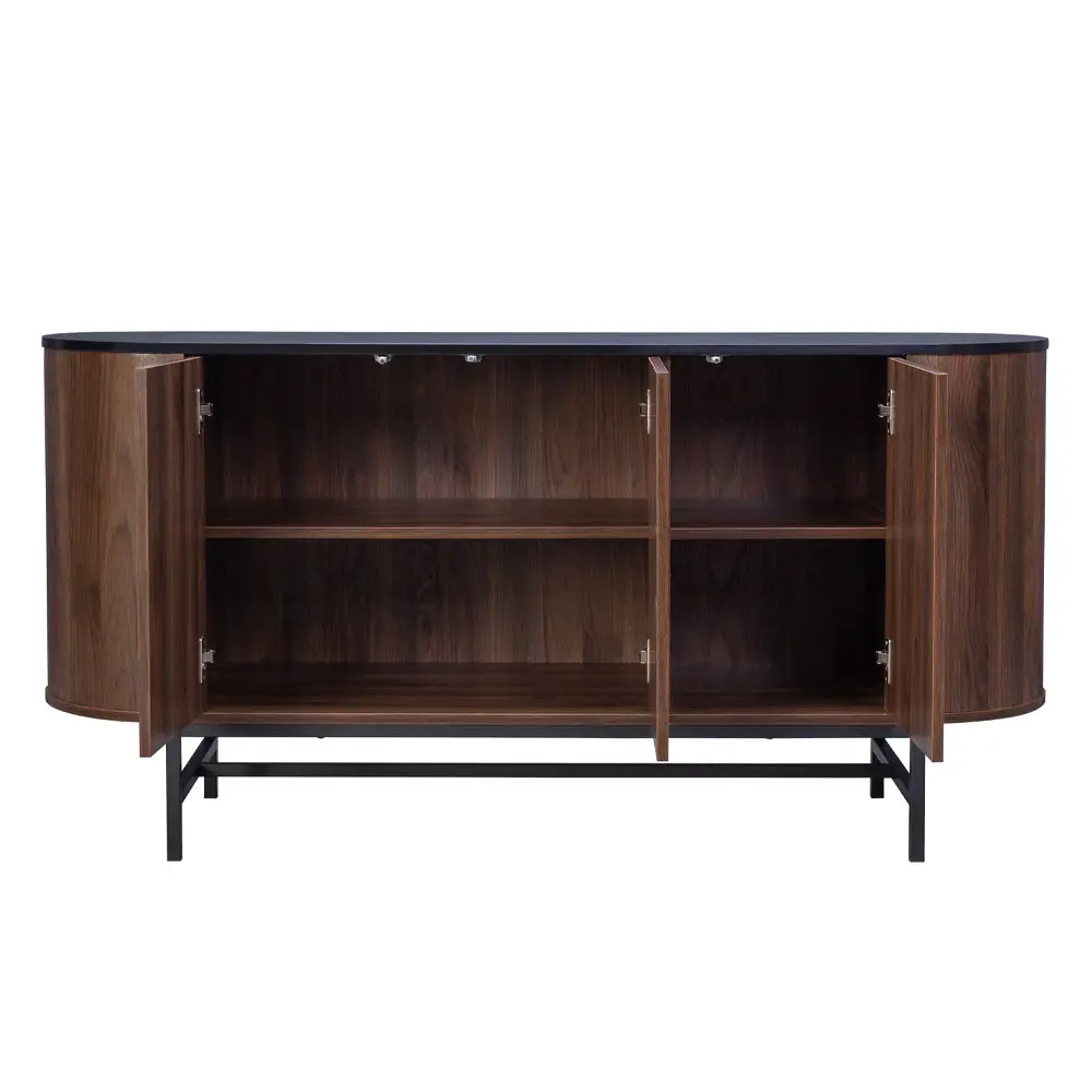 LIBERTA OVAL ΜΠΟΥΦΕΣ 3ΠΟΡΤΕΣ ΚΑΡΥΔΙ 150x45x74cm