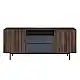 LIBERTA GROOVES ΜΠΟΥΦΕΣ 2ΠΟΡΤΕΣ 2ΣΥΡΤΑΡΙΑ ΚΑΡΥΔΙ ΓΚΡΙ 180x40x80cm