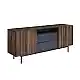 LIBERTA GROOVES ΜΠΟΥΦΕΣ 2ΠΟΡΤΕΣ 2ΣΥΡΤΑΡΙΑ ΚΑΡΥΔΙ ΓΚΡΙ 180x40x80cm